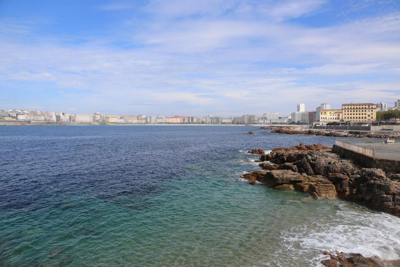 Apartamento Orzan Playa آكورونيا المظهر الخارجي الصورة