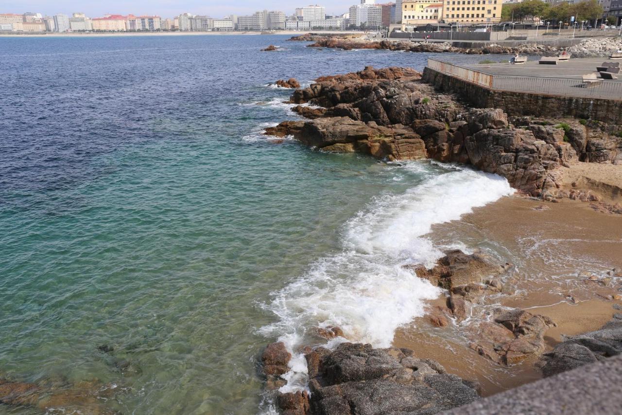 Apartamento Orzan Playa آكورونيا المظهر الخارجي الصورة